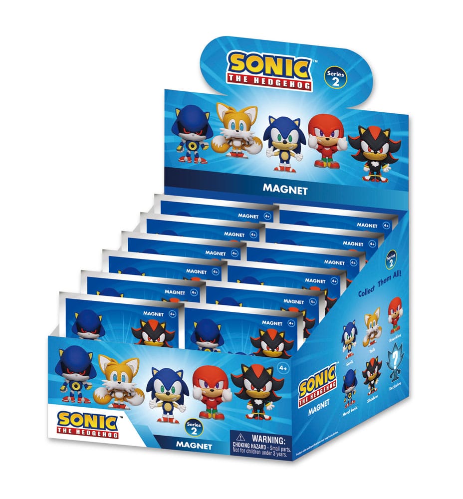 Sonic the Hedgehog Magnete blind pack Series 2 Display (12) Image 3