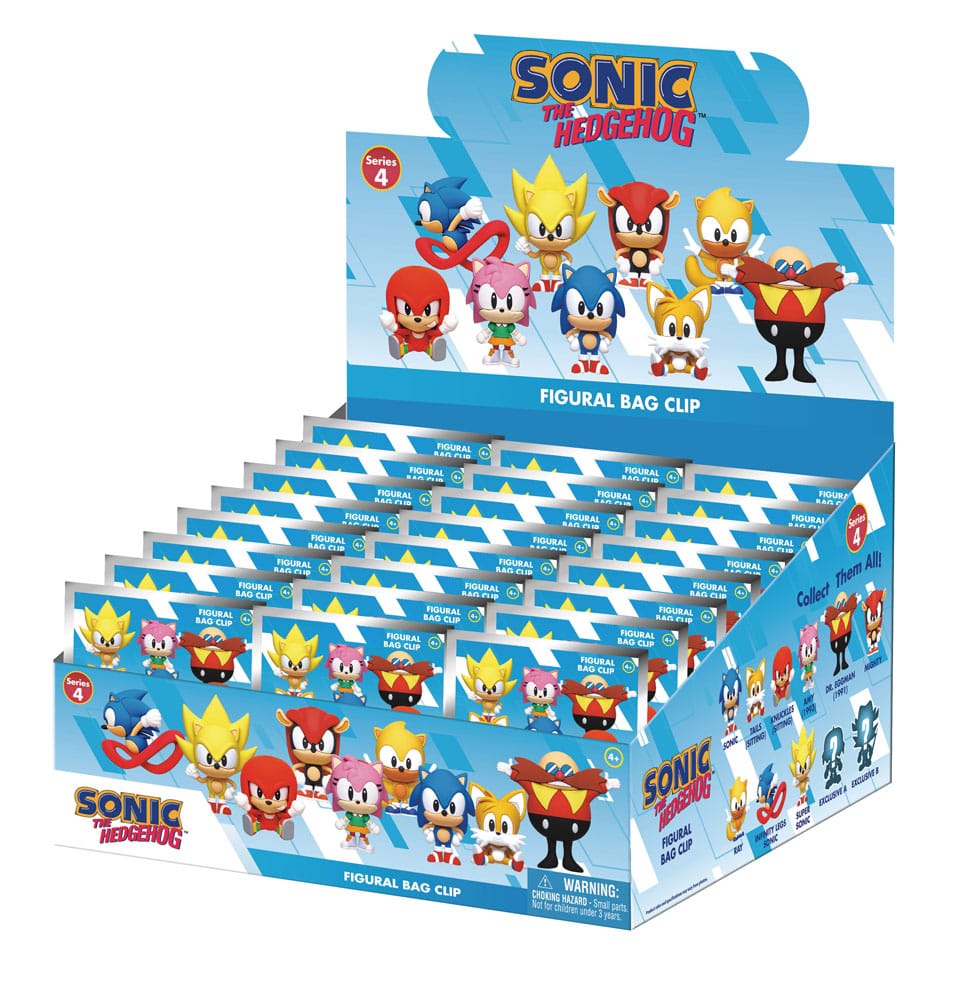 Sonic the Hedgehog PVC-Taschenanhänger Series 4 Display (24) Image 3