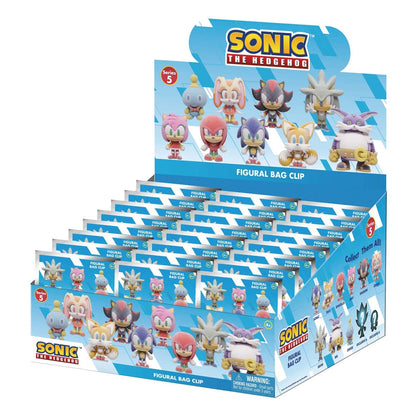 Sonic the Hedgehog PVC-Taschenanhänger Flocking Series 5 Display (24) Image 1