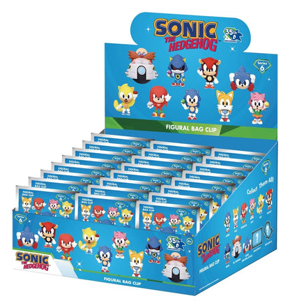 Sonic the Hedgehog 3D PVC-Taschenanhänger Serie 6 Display (24) Image 1