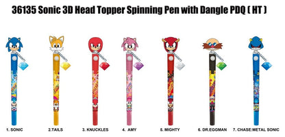 Sonic 3D Head Topper Drehkugelschreiber Display (12) Image 2