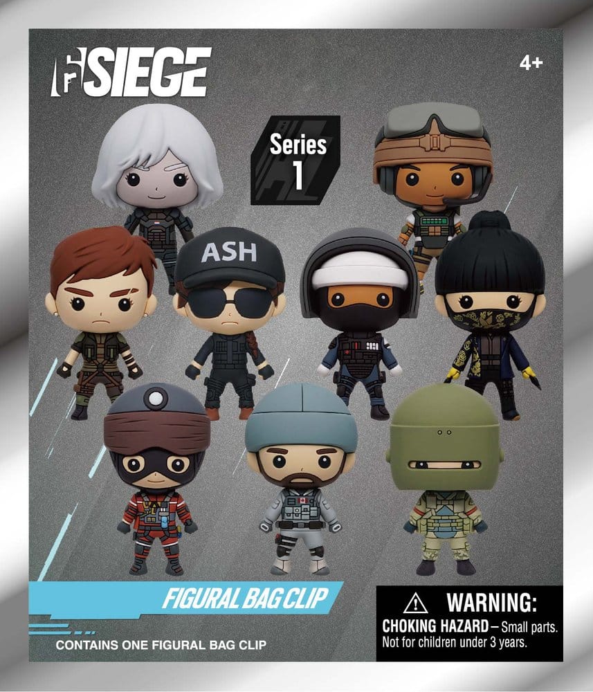Six Siege 3D PVC-Taschenanhänger Serie 1 Display (24) Image 3