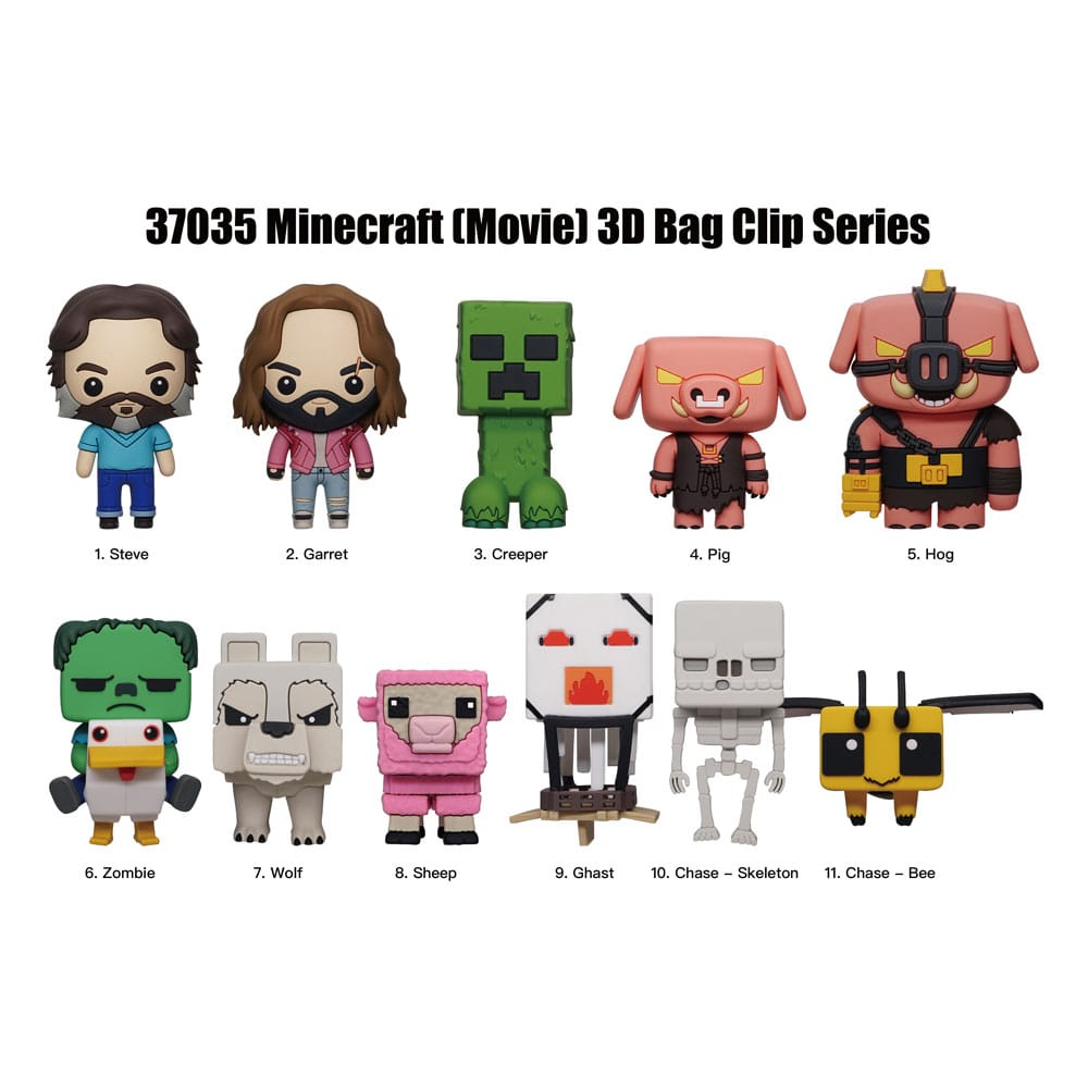 Minecraft 3D PVC-Taschenanhänger Serie 1 Display (24) Image 3