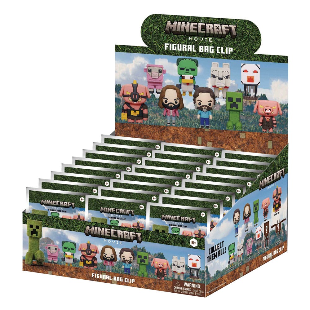 Minecraft 3D PVC-Taschenanhänger Serie 1 Display (24) Image 1