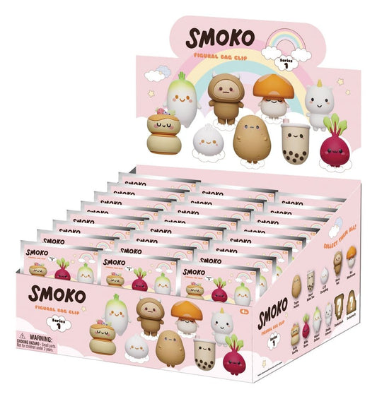 Smoko 3D PVC-Taschenanhänger Serie 1 Display (24) Image 1
