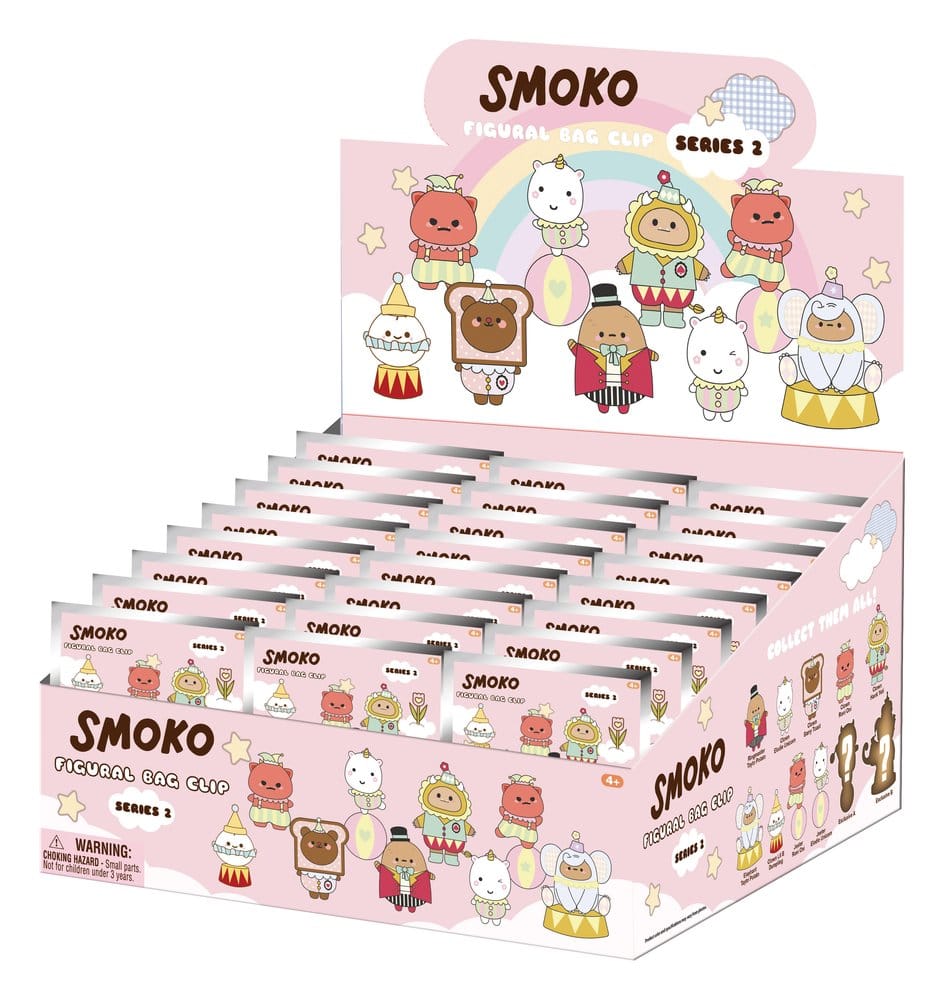 Smoko 3D PVC-Taschenanhänger Serie 2 Display (24) Image 1