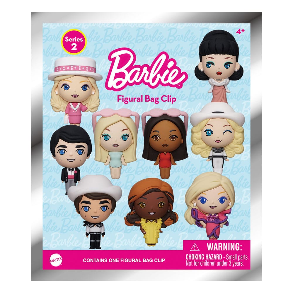 Barbie 3D PVC-Taschenanhänger Serie 2 Display  (24) Image 3