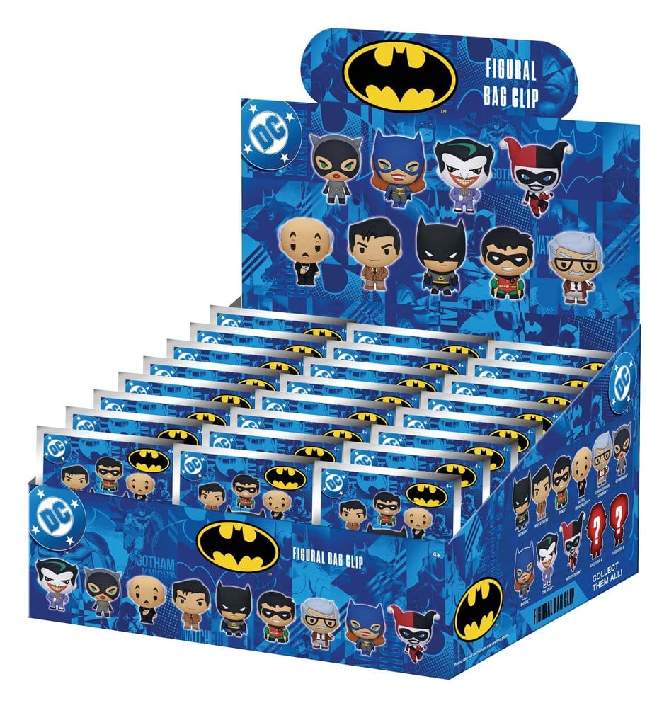 Batman 3D PVC-Taschenanhänger Series 1 Display (24) Image 1