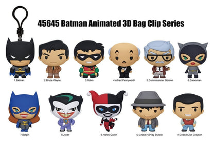 Batman 3D PVC-Taschenanhänger Series 1 Display (24) Image 2