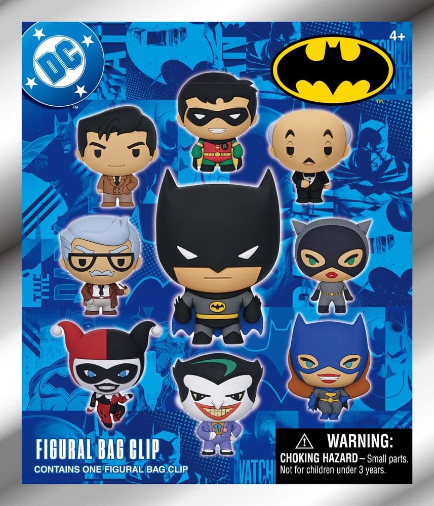 Batman 3D PVC-Taschenanhänger Series 1 Display (24) Image 3