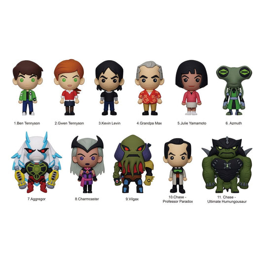 Ben 10 3D PVC-Taschenanhänger Display (24) Image 1