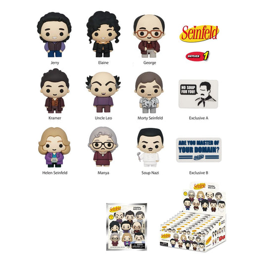 Seinfeld 3D PVC-Taschenanhänger Series 01 Display (24) Image