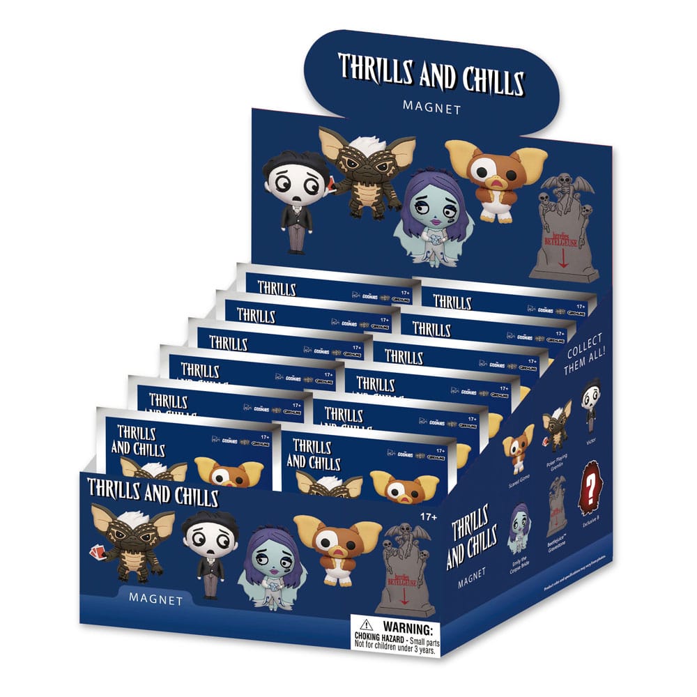 Thrills and Chills 3D 3D Magnete Series 1 Display (12) Image 3