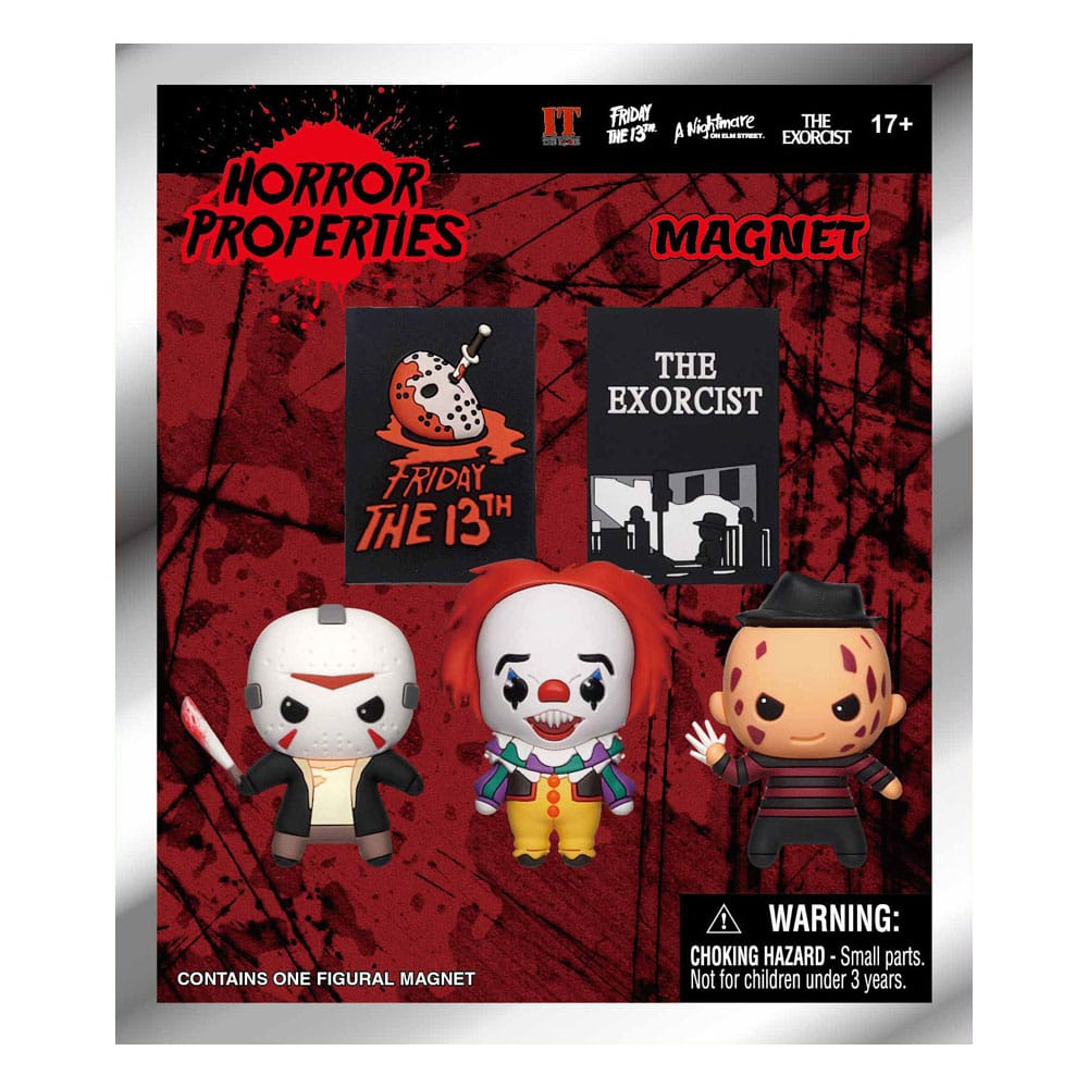 Warner Brothers 3D 3D Magnete Horror Series 1 Display (12) Image 3