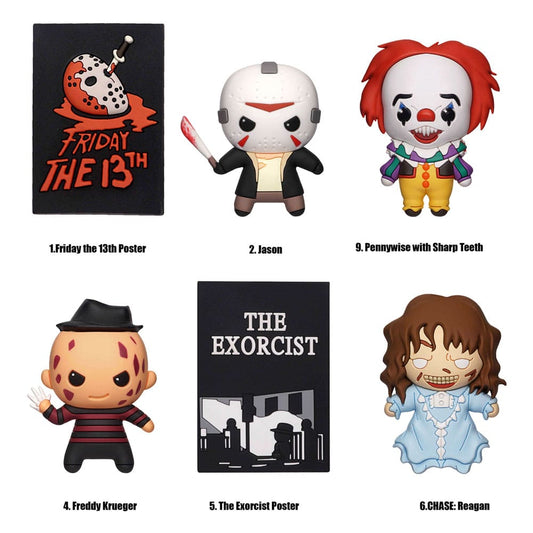 Warner Brothers 3D 3D Magnete Horror Series 1 Display (12) Image 1