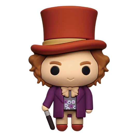 Charlie und die Schokoladenfabrik 3D Magnet Willy Wonka Image