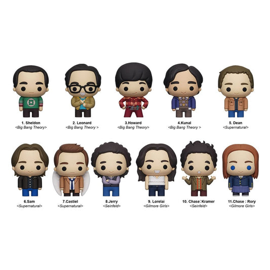 Warner Brothers TV 3D PVC-Taschenanhänger Series 1 Display (24) Image 1