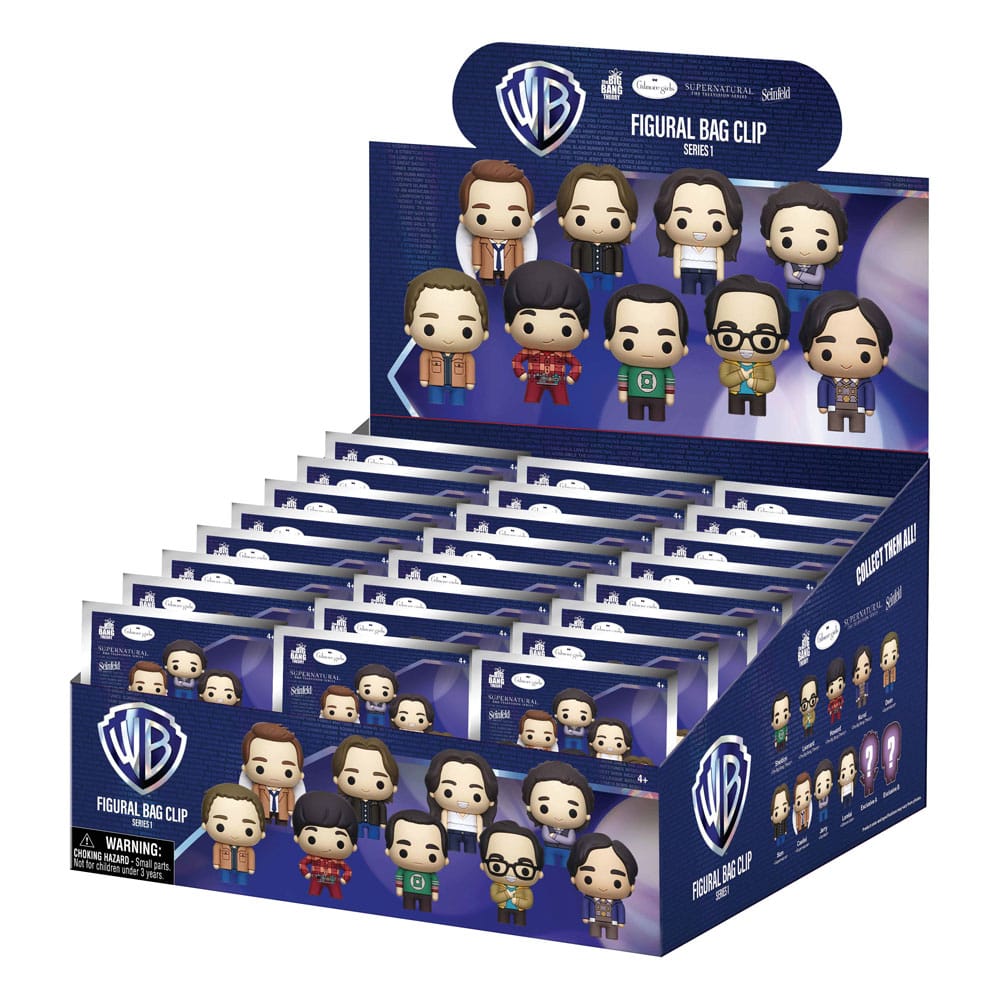 Warner Brothers TV 3D PVC-Taschenanhänger Series 1 Display (24) Image 3