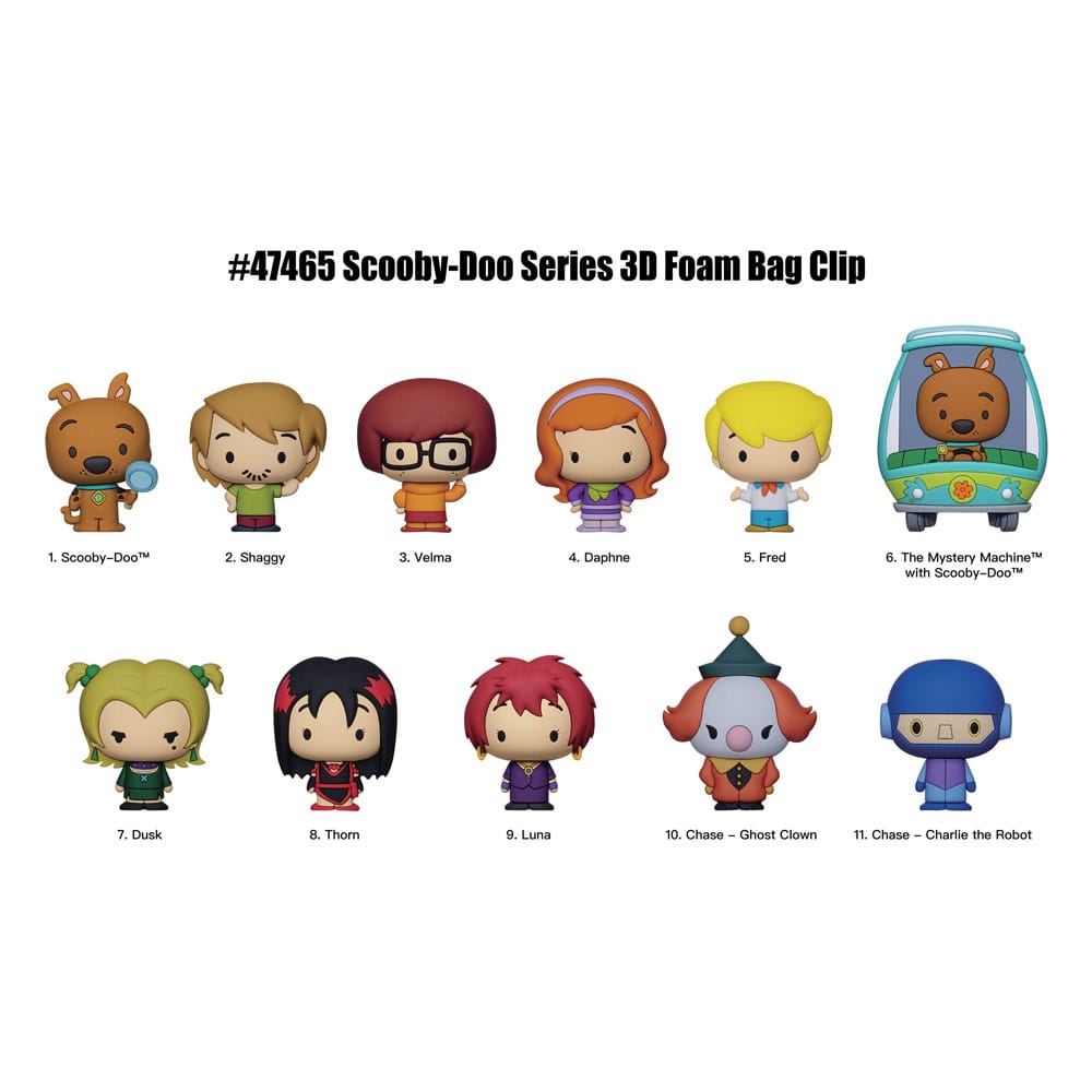 Scooby-Doo 3D PVC-Taschenanhänger Series 2 Display (24) Image 1