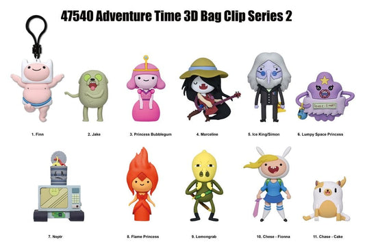 Adventure Time 3D PVC-Taschenanhänger Serie 2 Blind Bag Display (24) Image 2