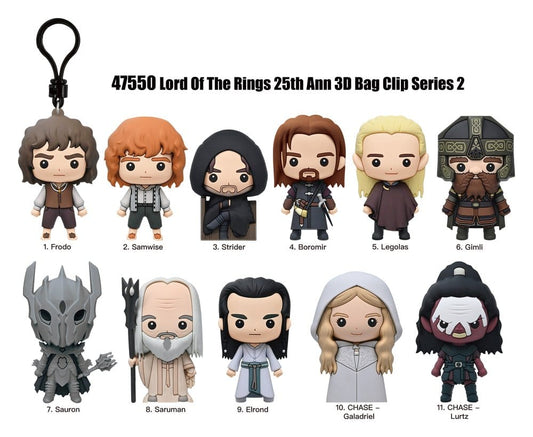 Der Herr der Ringe 3D PVC-Taschenanhänger Serie 2 Display (24) Image 2