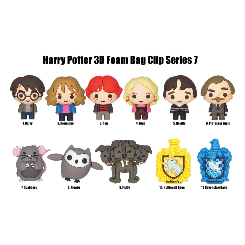 Harry Potter 3D PVC-Taschenanhänger Series 7 Display (24) Image 1