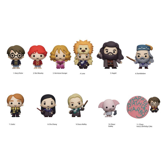 Harry Potter 3D PVC-Taschenanhänger Series 12 Display (24) Image 1