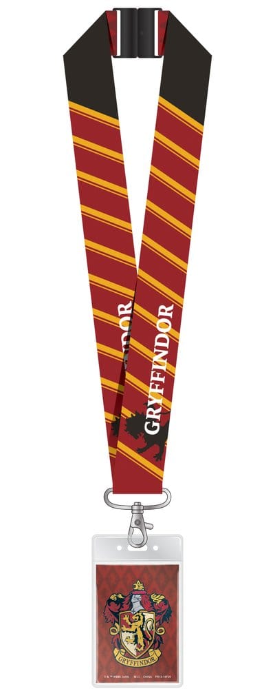 Harry Potter Luxus-Schlüsselband mit Kartenhalter Gryffindor Image