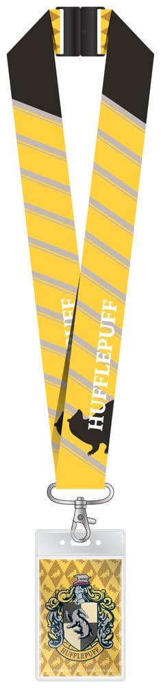 Harry Potter Luxus-Schlüsselband mit Kartenhalter Hufflepuff Image