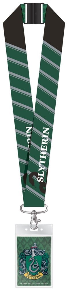 Harry Potter Luxus-Schlüsselband mit Kartenhalter Slytherin Image