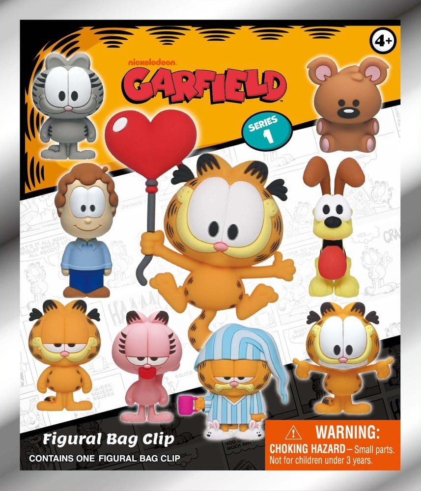 Garfield 3D PVC-Taschenanhänger Serie 1 Display (24) Image 3