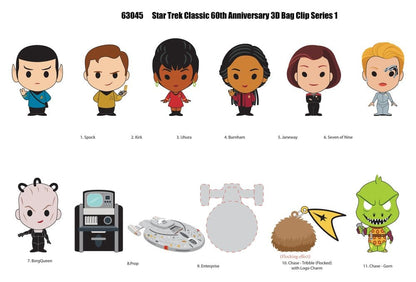 Star Trek 3D PVC-Taschenanhänger Serie 1 Display (24) Image 3