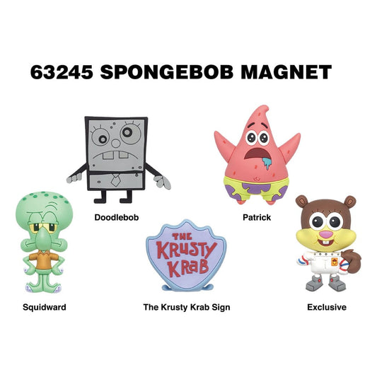 SpongeBob Schwammkopf 3D Magnete Series 1 Display (12) Image 1