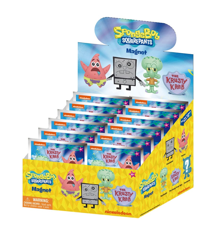 SpongeBob Schwammkopf 3D Magnete Series 1 Display (12) Image 3