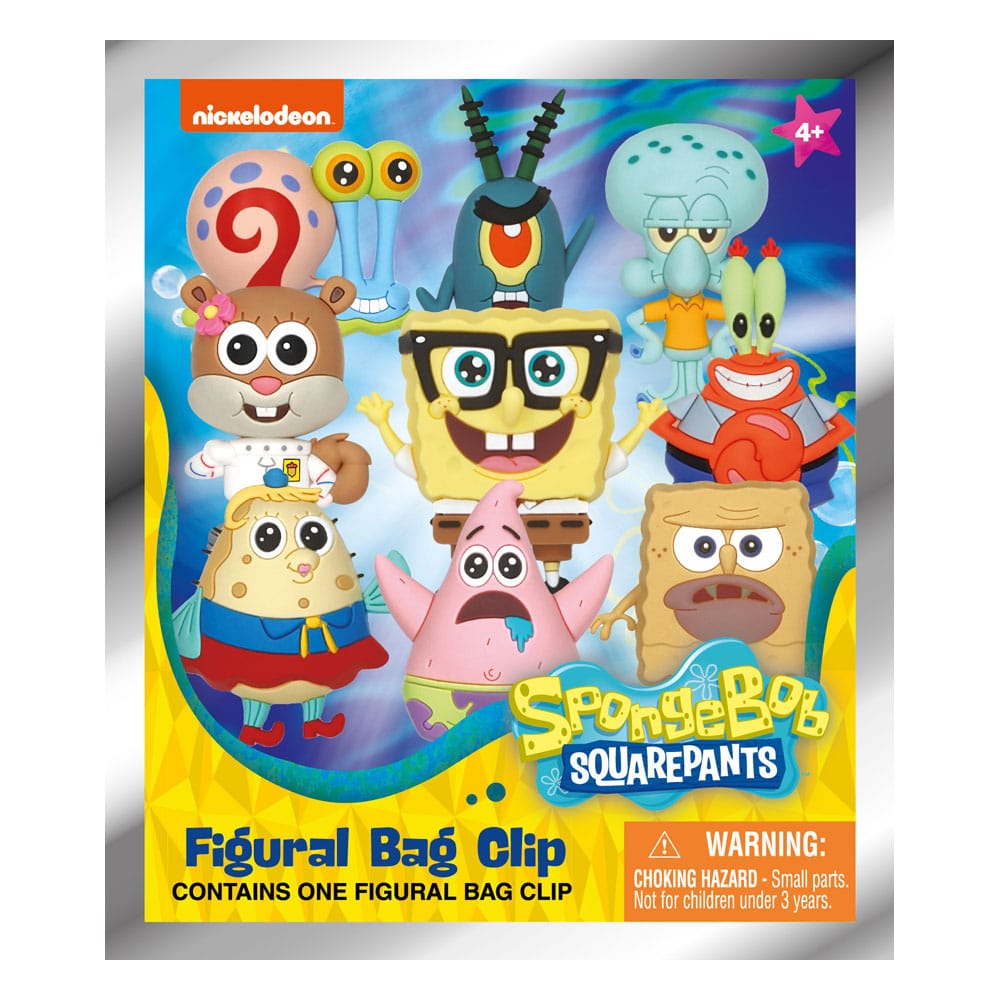 SpongeBob Schwammkopf 3D PVC-Taschenanhänger Classic Series 3 Display (24) Image 2