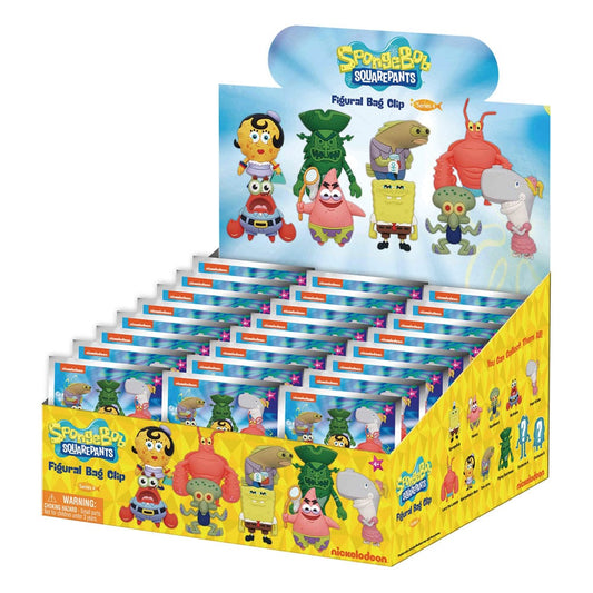 Nickelodeon Classics 3D PVC-Taschenanhänger Series 4 Display (24) Image 1