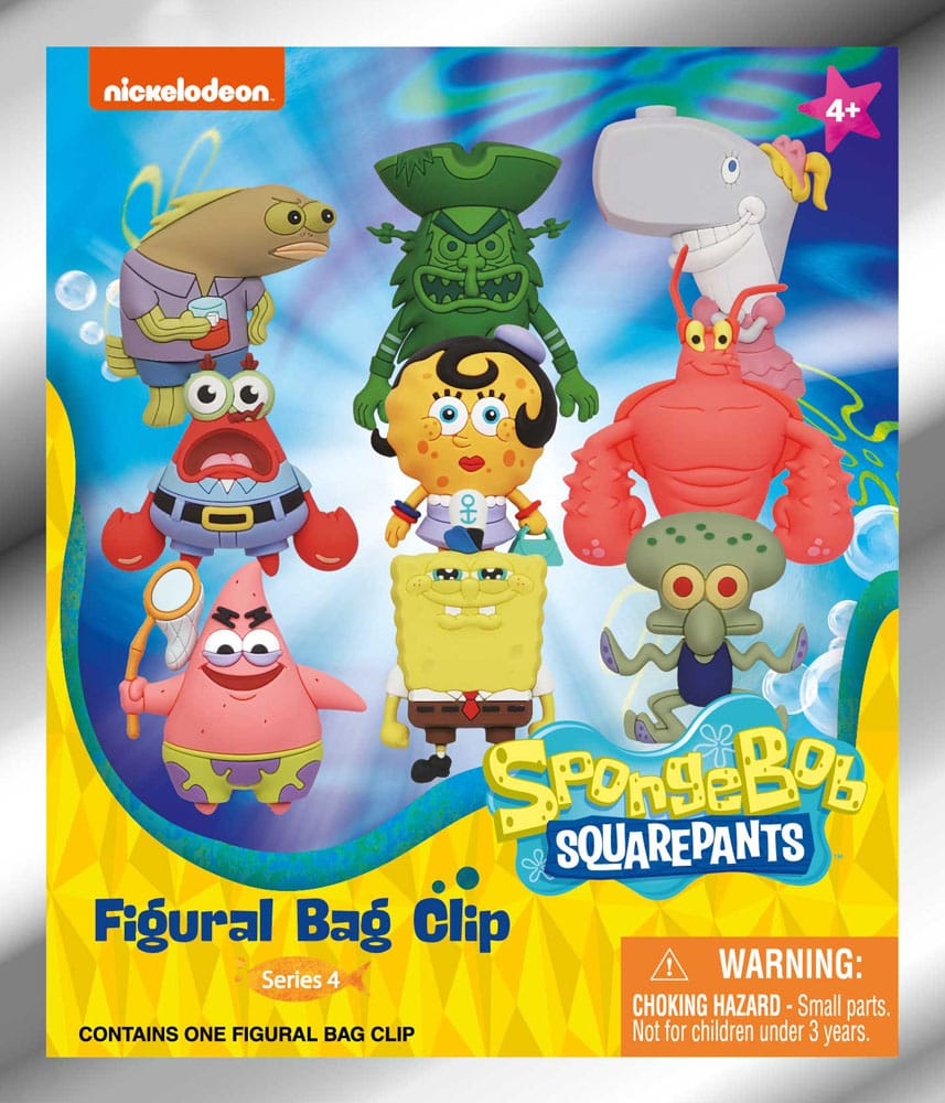 Nickelodeon Classics 3D PVC-Taschenanhänger Series 4 Display (24) Image 3