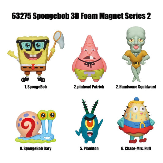 SpongeBob Schwammkopf  Magnete blind pack Series 2 Display (12) Image 1