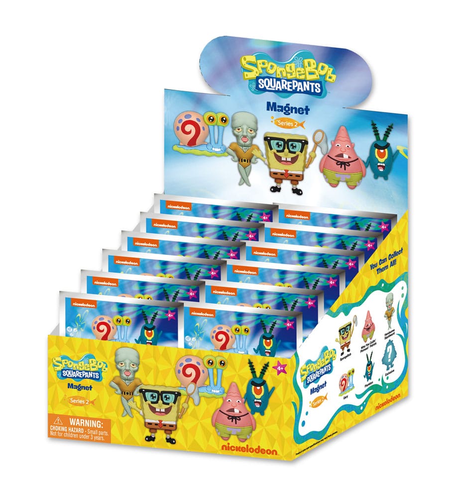 SpongeBob Schwammkopf  Magnete blind pack Series 2 Display (12) Image 3