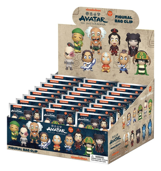Avatar The Last Airbender 3D PVC-Taschenanhänger Serie 2 Blind Bag Display (24) Image 1