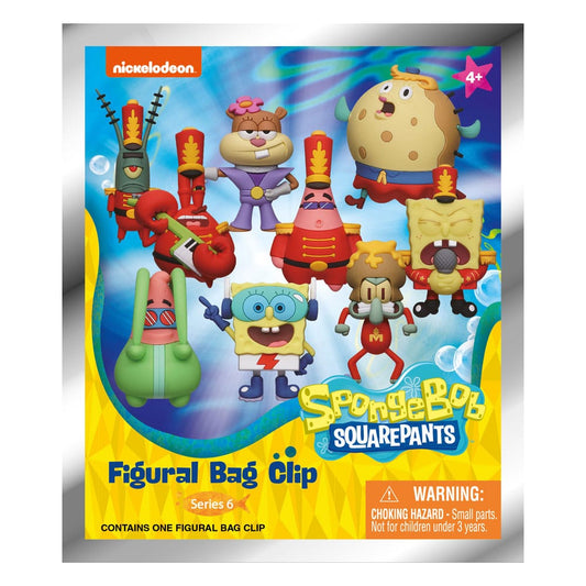 SpongeBob Schwammkopf 3D PVC-Taschenanhänger Series 6 Display (24) Image 2