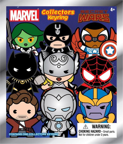 Marvel Secret Wars 3D PVC-Taschenanhänger Serie 1 Blind Bag Display (24) Image 3