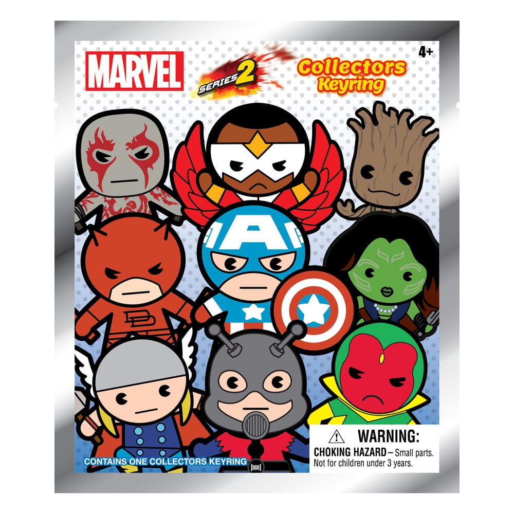 Marvel 3D PVC-Taschenanhänger Series 2 Display (24) Image 3