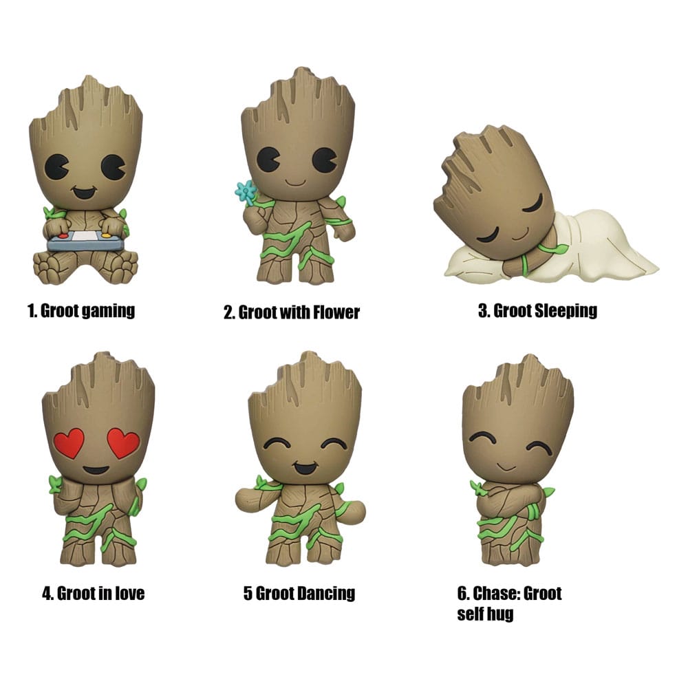 Guardian of the Galaxy 3D Magnete Groot Series 2 Display (12) Image 1