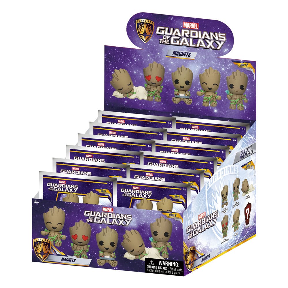 Guardian of the Galaxy 3D Magnete Groot Series 2 Display (12) Image 3
