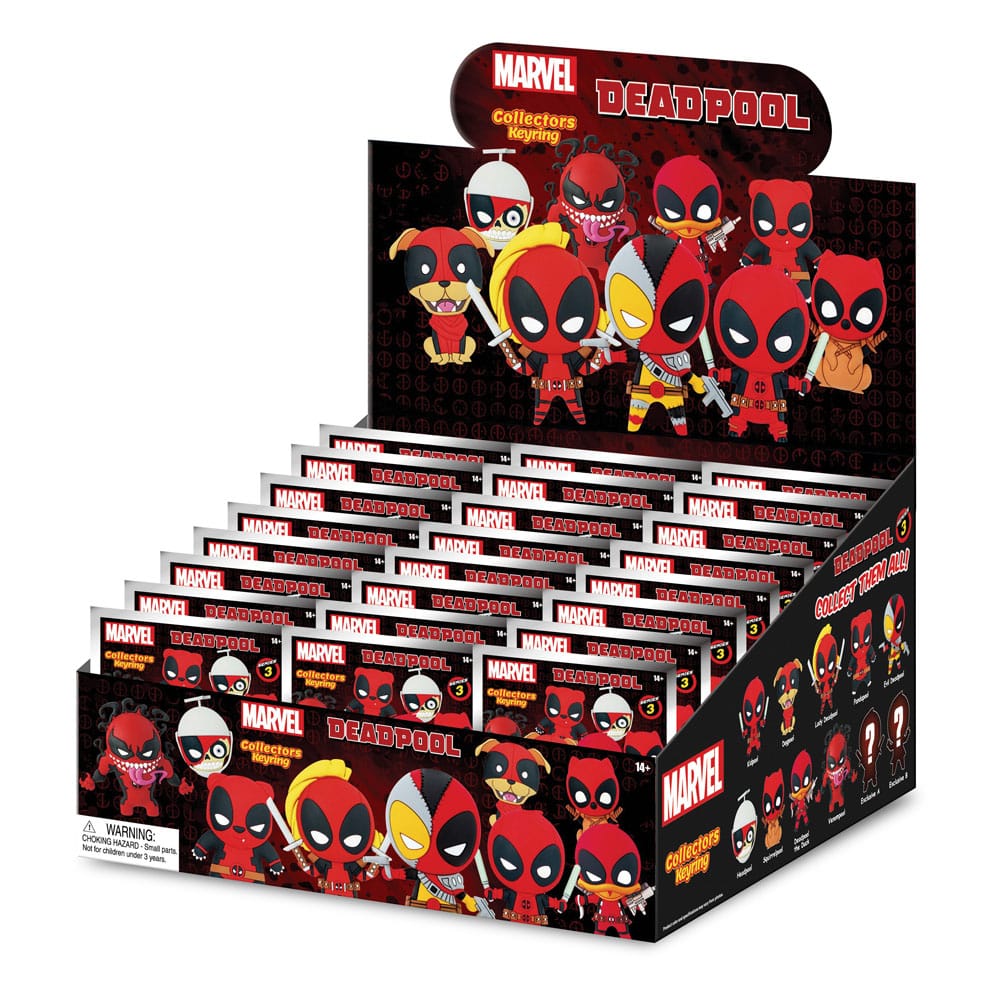 Marvel PVC-Taschenanhänger Deadpool Serie 3 Display (24) Image 3