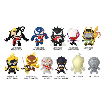 Venom 3D PVC-Taschenanhänger Series 1 Display (24) Image 1