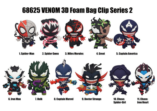Venom 3D PVC-Taschenanhänger Series 2 Display (24) Image 2