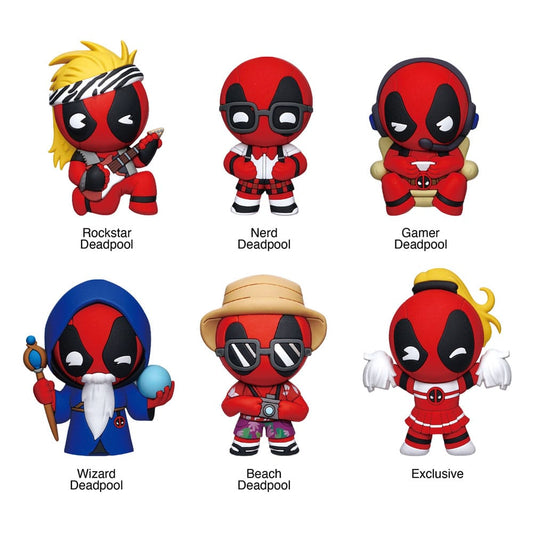 Marvel 3D Magnete Deadpool Classic Series 1 Display (12) Image