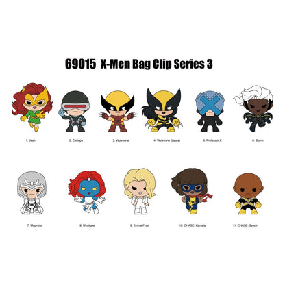 Marvel 3D PVC-Taschenanhänger X-men Classic Serie 3 Display (24) Image 1